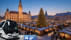 Adventný Graz s ľadovým Betlehemom