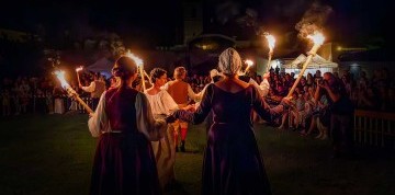 Slávnosti päťlistej ruže, zámok Třeboň a historický Třebíč
