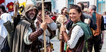 Slávnosti päťlistej ruže, zámok Třeboň a historický Třebíč