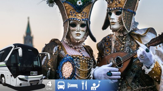 Slávny benátsky karneval aj s ubytovaním