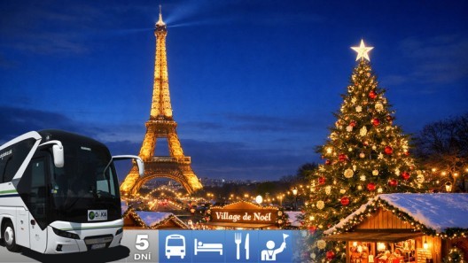 5-dňový adventný zájazd do Paríža