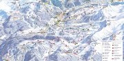 Lyžovačka v stredisku Folgarida-Marilleva v údolí Val di Sole