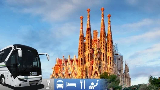 Autobusový zájazd do Barcelony, Nice a Monaka