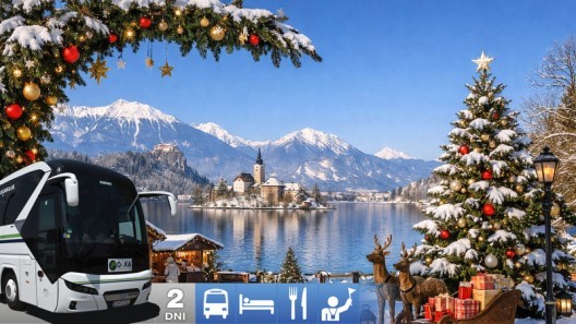 Advent v Slovinsku – Ľubľana a jazero Bled