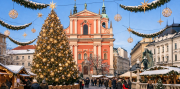 Advent v Slovinsku – Ľubľana a jazero Bled