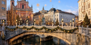 Advent v Slovinsku – Ľubľana a jazero Bled