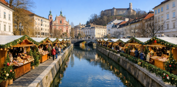 Advent v Slovinsku – Ľubľana a jazero Bled