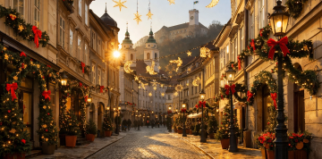 Advent v Slovinsku – Ľubľana a jazero Bled