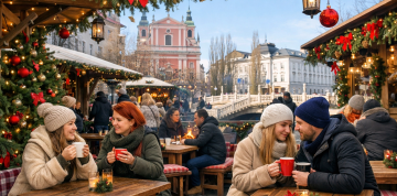 Advent v Slovinsku – Ľubľana a jazero Bled