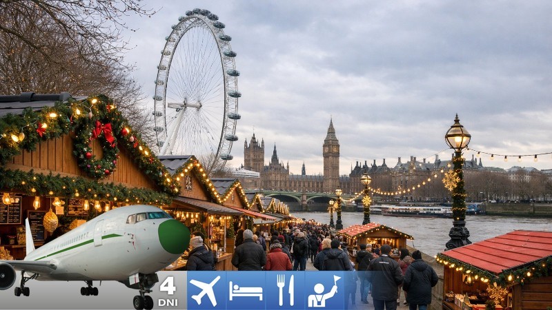 Adventný letecký zájazd do Londýna