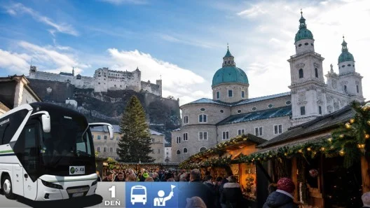 Adventný Salzburg a čarovný zámok Hellbrunn