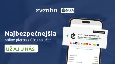 Prichádzame s novou platobnou metódou: Everifin