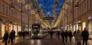 Adventný Graz s ľadovým Betlehemom