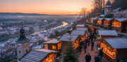 Adventný Graz s ľadovým Betlehemom