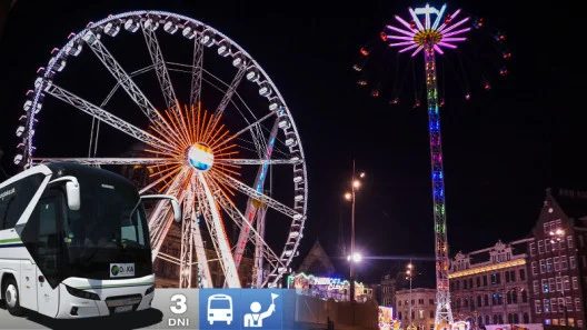 Jedinečný Silvester v Amsterdame bez ubytovania