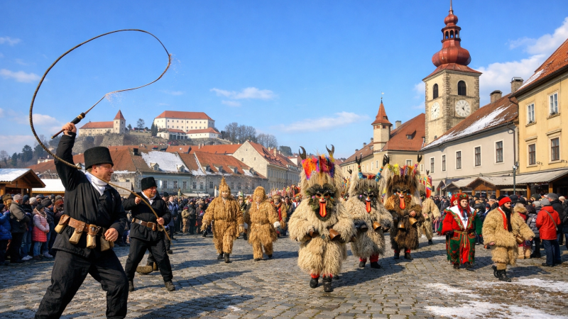 Autobusový zájazd na slovinský karneval Kurentovanje
