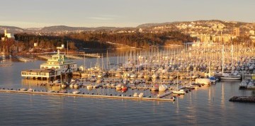 Oslo - hlavné mesto Nórska letecky