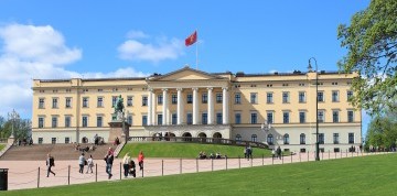 Oslo - hlavné mesto Nórska letecky