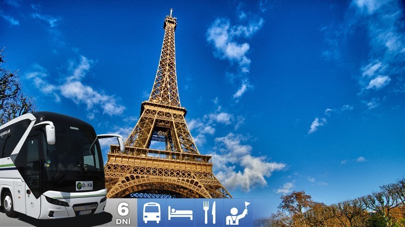 Paríž komfortne - bez nočných jázd