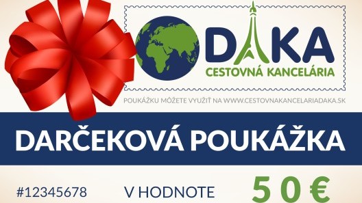 Darčeková poukážka 50 €