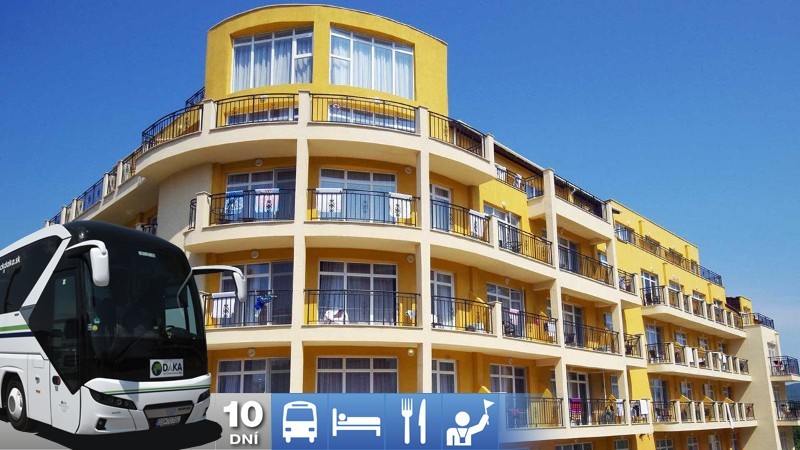 Primorsko - hotel Orios 3* s All Inclusive a s dopravou
