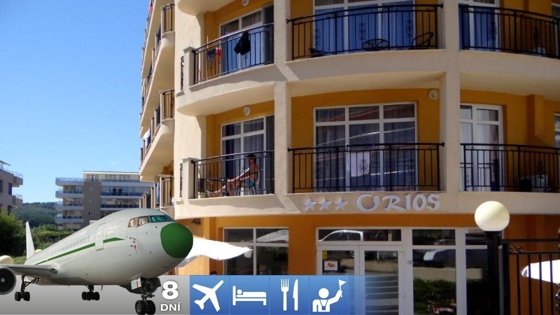 Primorsko - hotel Orios 3* s All Inclusive a s letenkou
