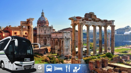 Rím autobusom s návštevou Castel Gandolfo