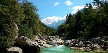 Soča a krásy Júlskych Álp