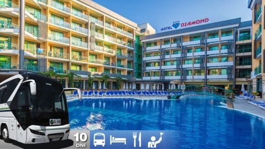 Slnečné pobrežie - Hotel Diamond 4* s All Inclusive a s dopravou