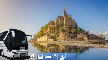 6-dňový zájazd za pokladmi Normandie a legendami opradeného Bretónska