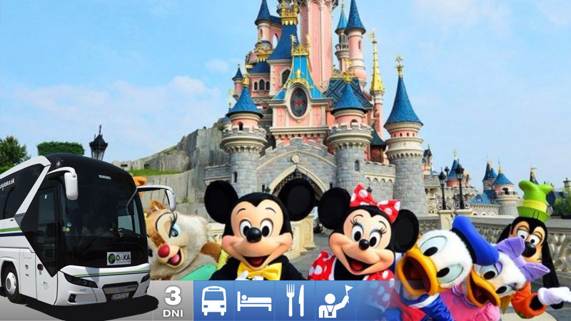 3-dňový zájazd do Disneylandu v Paríži