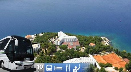 Týždeň na Krku s dopravou a polpenziou - hotel Adriatic