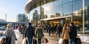 Výpredaje v Shopping City a rímske kúpele v Baden bei Wien