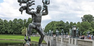 Oslo - hlavné mesto Nórska letecky