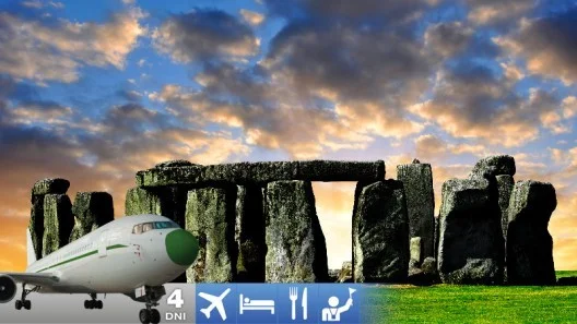 Záhadný Stonehenge a Londýn letecky