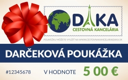 Darčeková poukážka 500 €